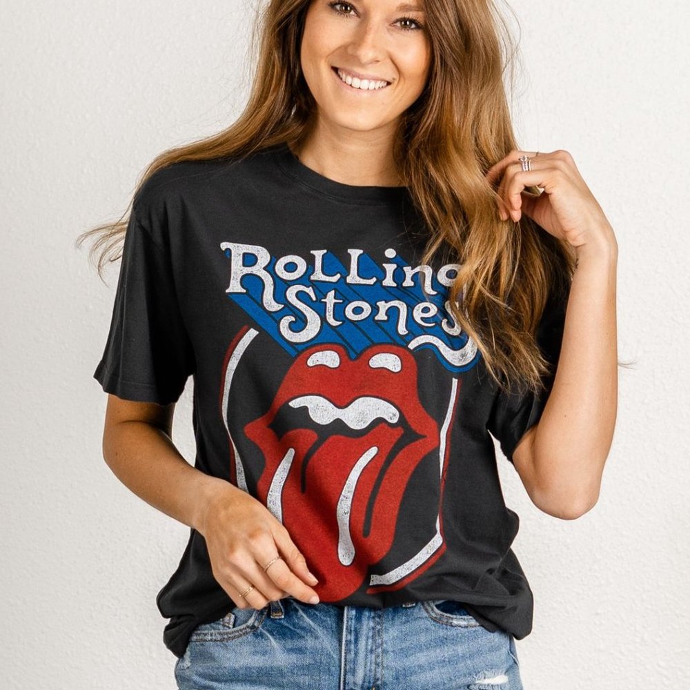 DAYDREAMER / Rolling Stones Boyfriend Tee Ash - S